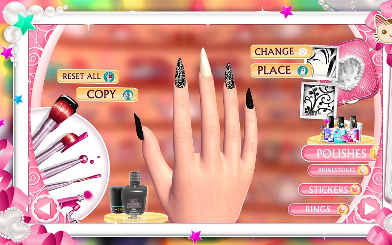 tro-choi-lam-mong-tay-mong-chan-2-1 Trò chơi sơn móng tay móng chân Nail Salon 3D