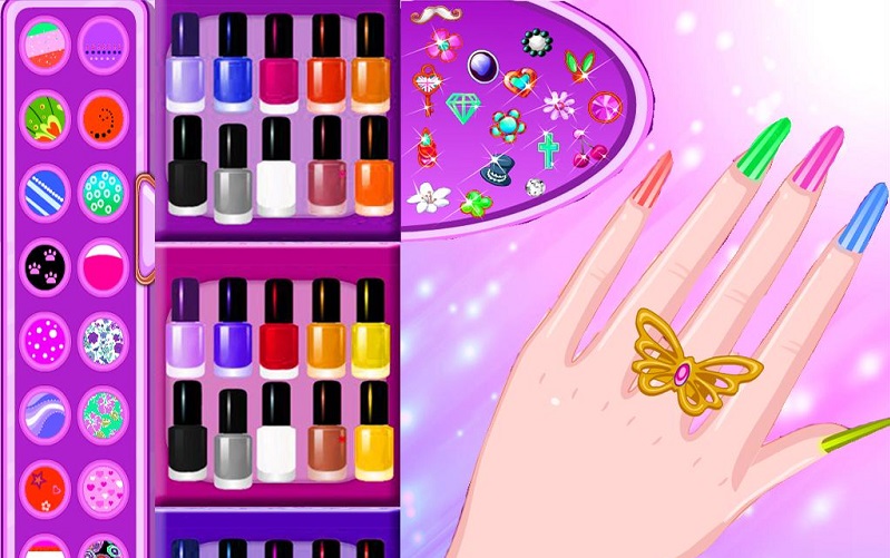 tro-choi-lam-mong-tay-mong-chan-3 Trò chơi Fashion Nails 3D Girls Game