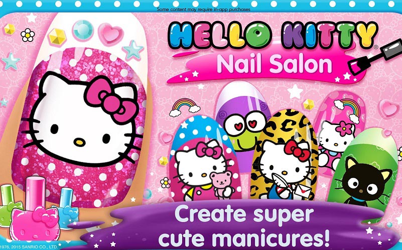 tro-choi-lam-mong-tay-mong-chan-4 Game sơn móng tay móng chân Hello Kitty Nail Salon